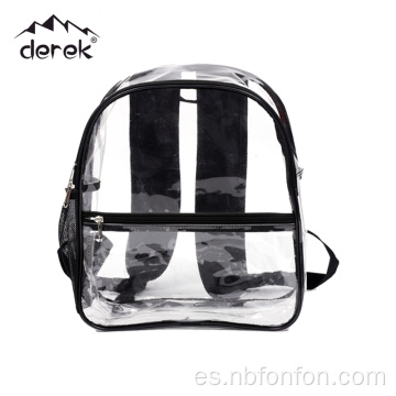 PVC Gran capacidad Personalidad de moda Mochila PVC Mochila de moda estudiantil